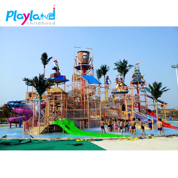Amazon Style water play house in fiberglass material for water park